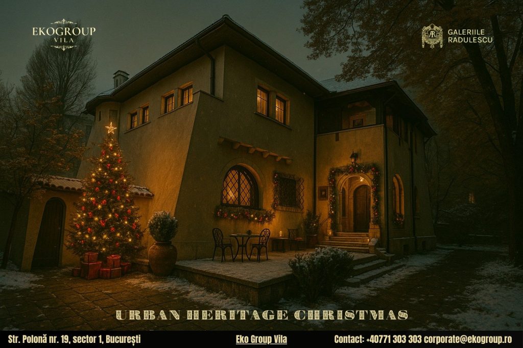 O călătorie într-o poveste de craciun a anilor ’30: Magia Crăciunului la fosta Casă Tătărăscu, acum Eko Group Vila