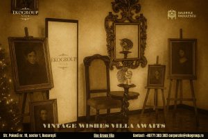 Urări de Crăciun inspirate din perioada interbelică, redescoperite în cadrul fascinant al Crăciunului anilor ’30 găzduit de Eko Group Vila